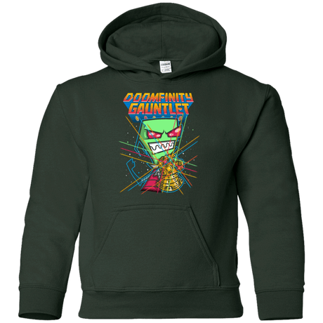 Sweatshirts Forest Green / YS DOOMFINITY Youth Hoodie