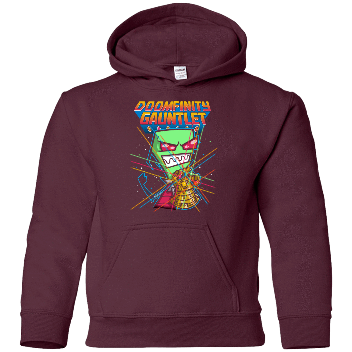 Sweatshirts Maroon / YS DOOMFINITY Youth Hoodie