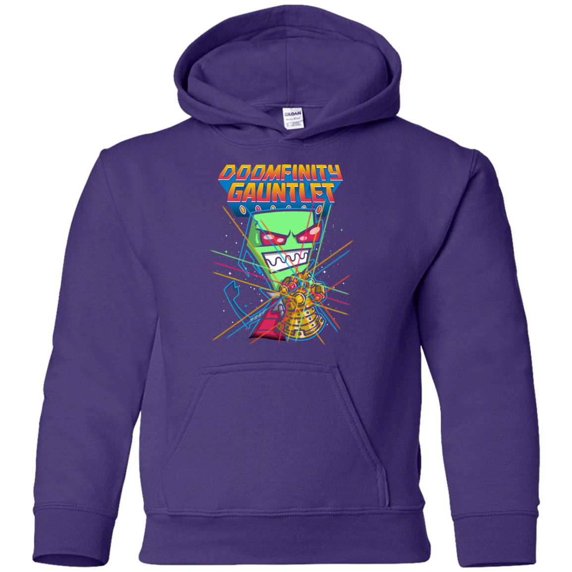 Sweatshirts Purple / YS DOOMFINITY Youth Hoodie