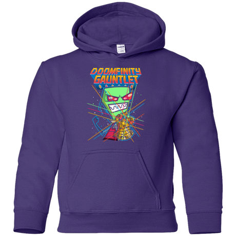 Sweatshirts Purple / YS DOOMFINITY Youth Hoodie