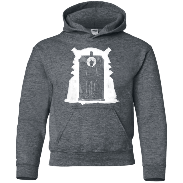 Sweatshirts Dark Heather / YS Doorway Whoniverse Youth Hoodie