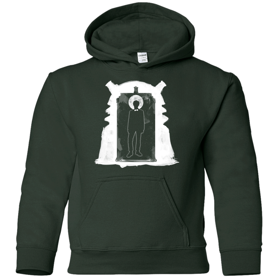 Sweatshirts Forest Green / YS Doorway Whoniverse Youth Hoodie
