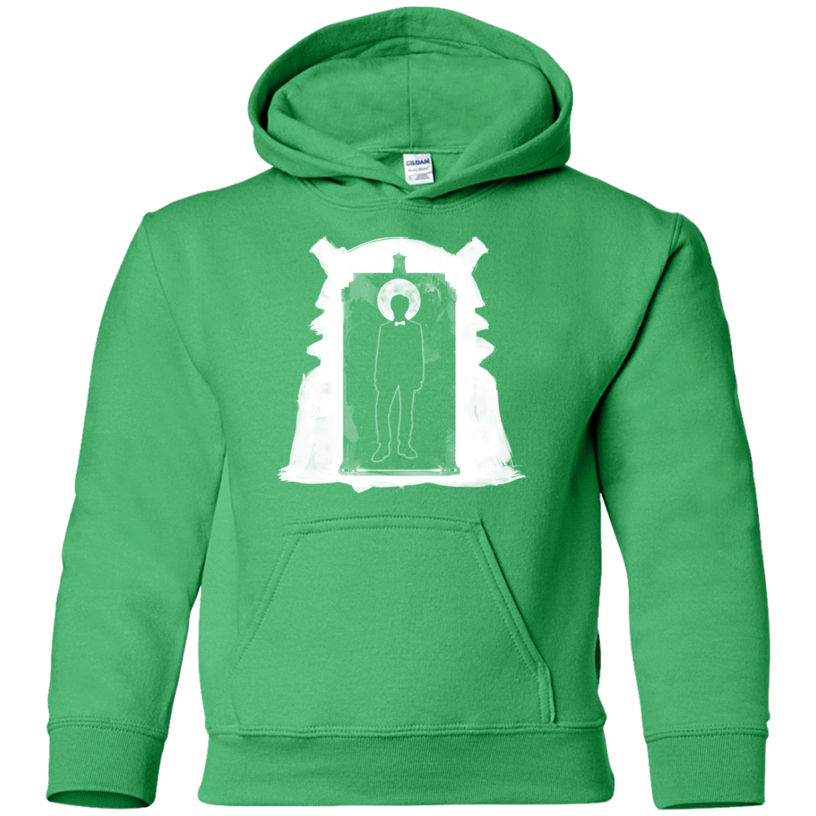 Sweatshirts Irish Green / YS Doorway Whoniverse Youth Hoodie
