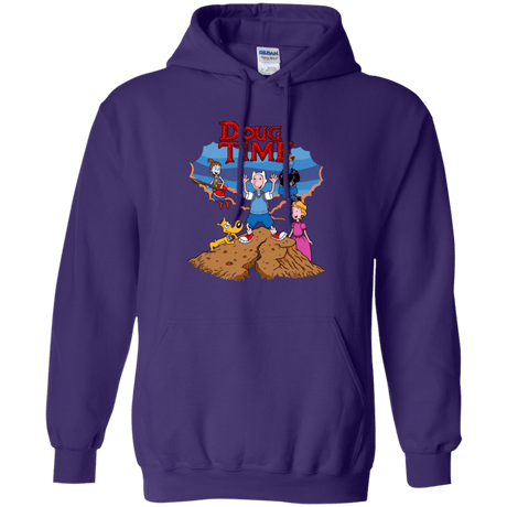 Sweatshirts Purple / Small Doug Time Pullover Hoodie