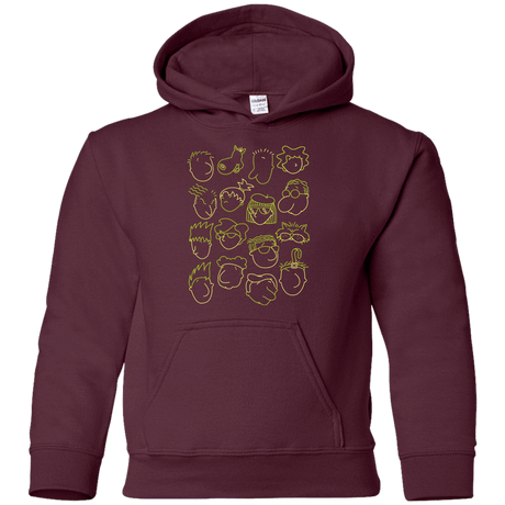 Sweatshirts Maroon / YS DOUG Youth Hoodie