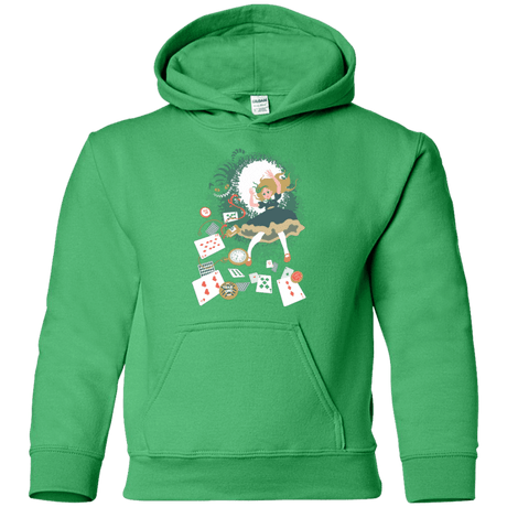 Sweatshirts Irish Green / YS Down the rabbit hole Youth Hoodie