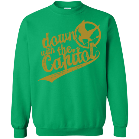 Sweatshirts Irish Green / Small Down with the Capitol Crewneck Sweatshirt