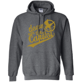 Sweatshirts Dark Heather / Small Down with the Capitol Pullover Hoodie