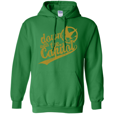 Sweatshirts Irish Green / Small Down with the Capitol Pullover Hoodie