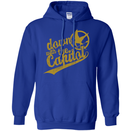 Sweatshirts Royal / Small Down with the Capitol Pullover Hoodie