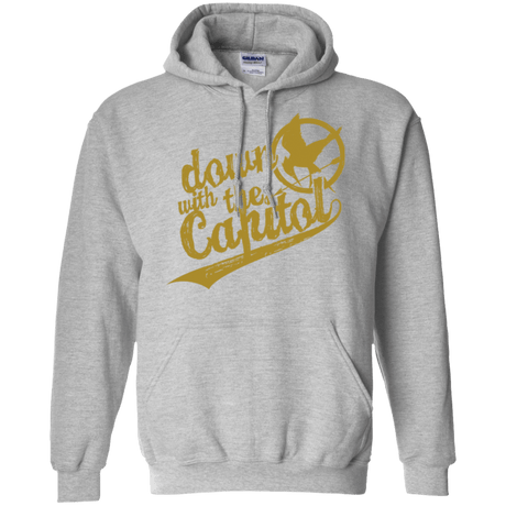 Sweatshirts Sport Grey / Small Down with the Capitol Pullover Hoodie