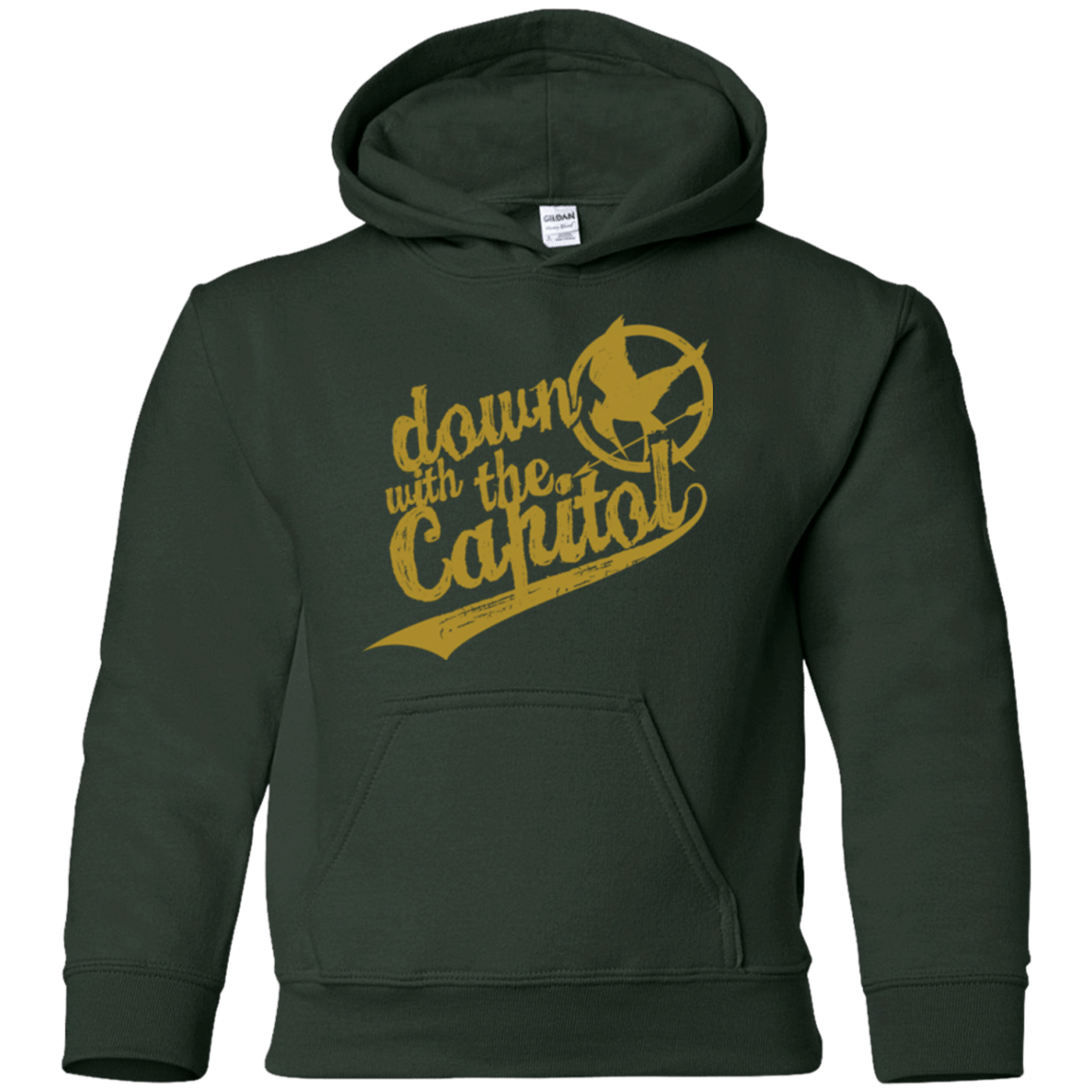 Sweatshirts Forest Green / YS Down with the Capitol Youth Hoodie