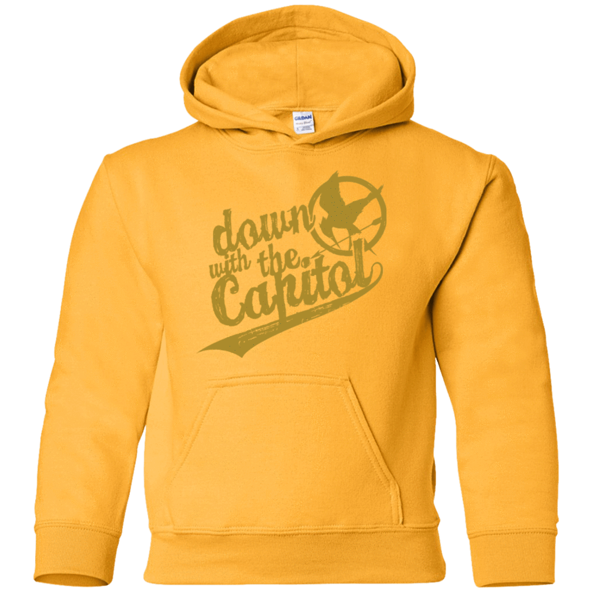 Sweatshirts Gold / YS Down with the Capitol Youth Hoodie