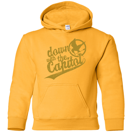 Sweatshirts Gold / YS Down with the Capitol Youth Hoodie