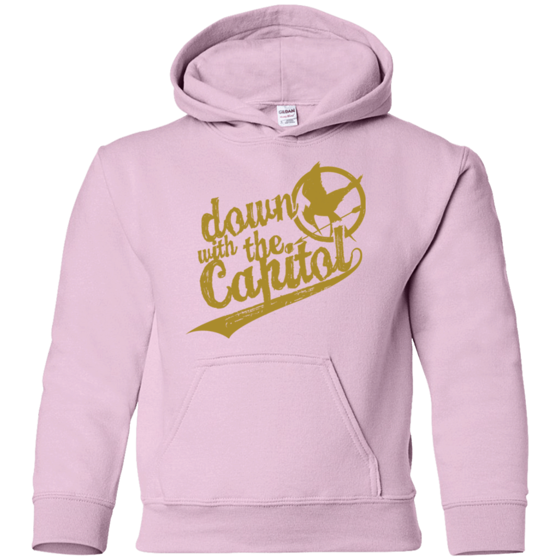 Sweatshirts Light Pink / YS Down with the Capitol Youth Hoodie