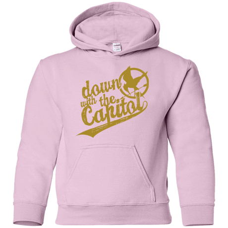 Sweatshirts Light Pink / YS Down with the Capitol Youth Hoodie
