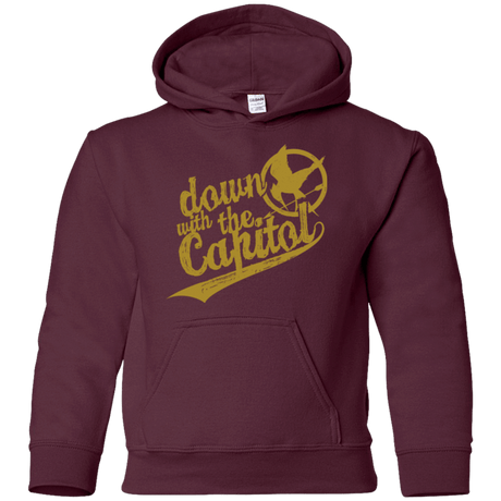 Sweatshirts Maroon / YS Down with the Capitol Youth Hoodie