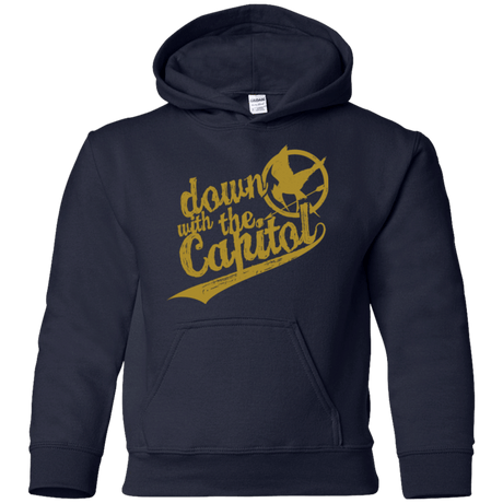 Sweatshirts Navy / YS Down with the Capitol Youth Hoodie