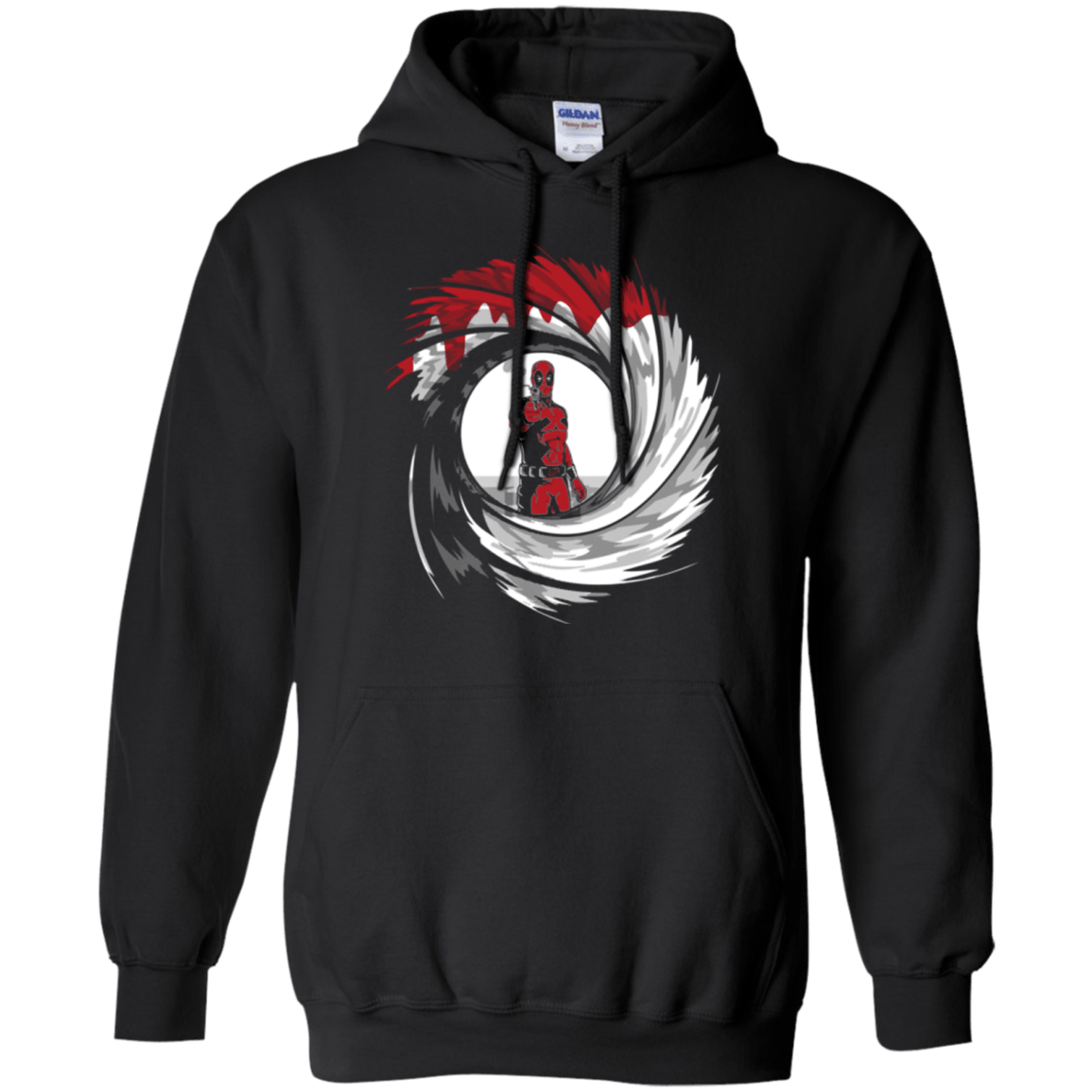 Sweatshirts Black / Small Dpool Shot Pullover Hoodie