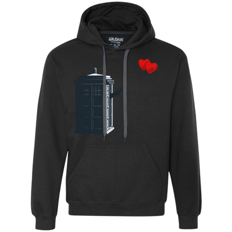 Sweatshirts Black / Small Dr Banksy Heart Balloon Premium Fleece Hoodie