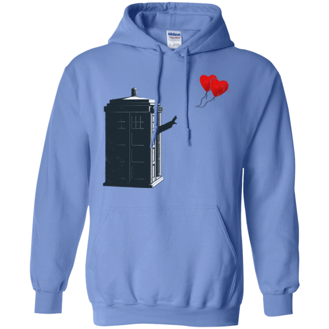 Sweatshirts Carolina Blue / Small Dr Banksy Heart Balloon Pullover Hoodie