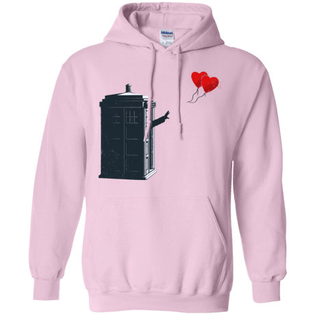 Sweatshirts Light Pink / Small Dr Banksy Heart Balloon Pullover Hoodie