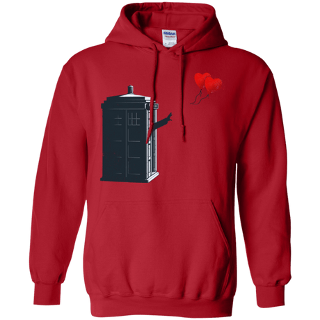 Sweatshirts Red / Small Dr Banksy Heart Balloon Pullover Hoodie