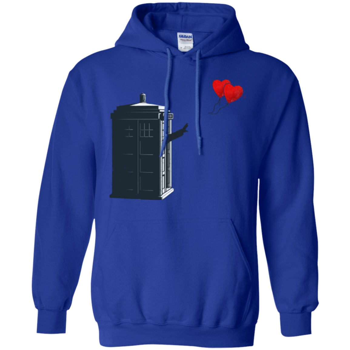 Sweatshirts Royal / Small Dr Banksy Heart Balloon Pullover Hoodie