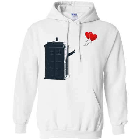 Sweatshirts White / Small Dr Banksy Heart Balloon Pullover Hoodie