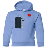 Sweatshirts Carolina Blue / YS Dr Banksy Heart Balloon Youth Hoodie
