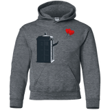 Sweatshirts Dark Heather / YS Dr Banksy Heart Balloon Youth Hoodie