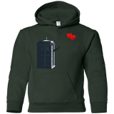 Sweatshirts Forest Green / YS Dr Banksy Heart Balloon Youth Hoodie