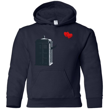 Sweatshirts Navy / YS Dr Banksy Heart Balloon Youth Hoodie