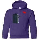 Sweatshirts Purple / YS Dr Banksy Heart Balloon Youth Hoodie