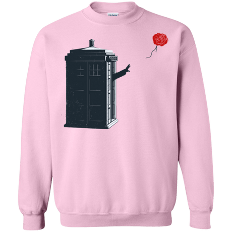 Sweatshirts Light Pink / Small Dr Banksy Rose Balloon Crewneck Sweatshirt