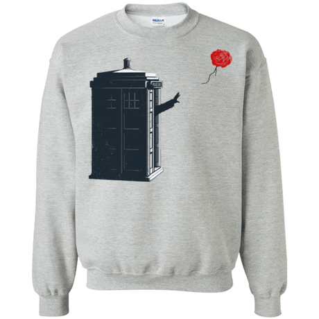 Sweatshirts Sport Grey / Small Dr Banksy Rose Balloon Crewneck Sweatshirt