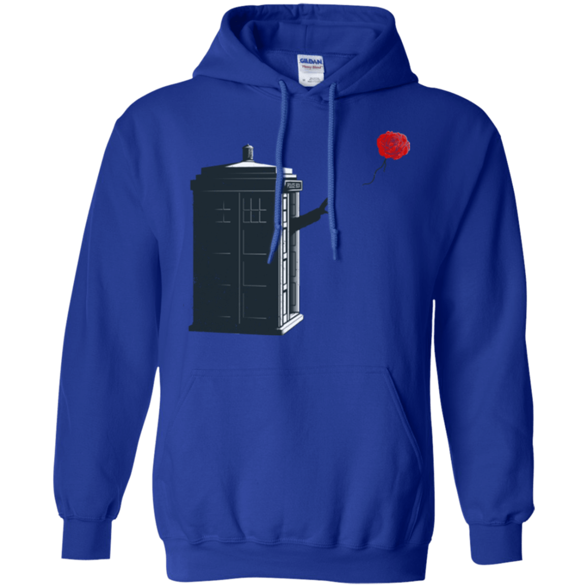 Sweatshirts Royal / Small Dr Banksy Rose Balloon Pullover Hoodie