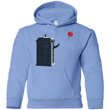 Sweatshirts Carolina Blue / YS Dr Banksy Rose Balloon Youth Hoodie