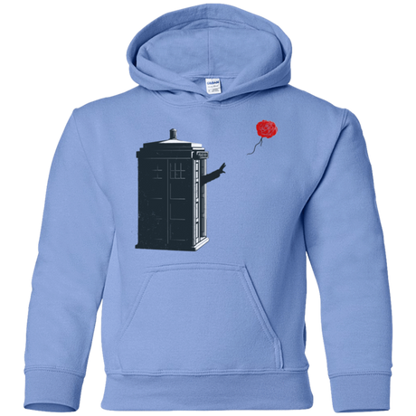 Sweatshirts Carolina Blue / YS Dr Banksy Rose Balloon Youth Hoodie