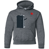 Sweatshirts Dark Heather / YS Dr Banksy Rose Balloon Youth Hoodie