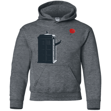 Sweatshirts Dark Heather / YS Dr Banksy Rose Balloon Youth Hoodie