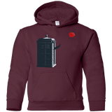 Sweatshirts Maroon / YS Dr Banksy Rose Balloon Youth Hoodie