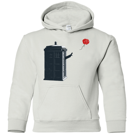 Sweatshirts White / YS Dr Banksy Rose Balloon Youth Hoodie