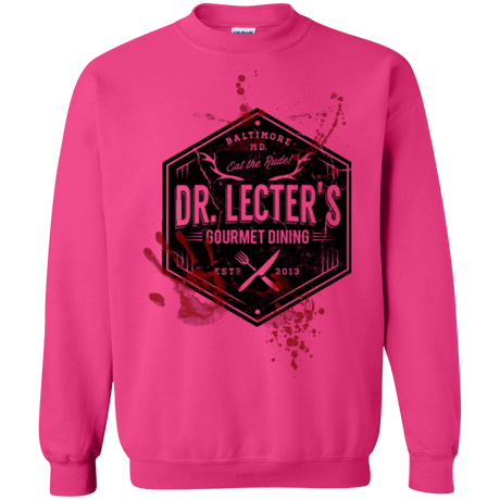 Sweatshirts Heliconia / Small Dr. Lecter's Gourmet Dining Crewneck Sweatshirt