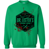 Sweatshirts Irish Green / Small Dr. Lecter's Gourmet Dining Crewneck Sweatshirt