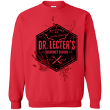 Sweatshirts Red / Small Dr. Lecter's Gourmet Dining Crewneck Sweatshirt