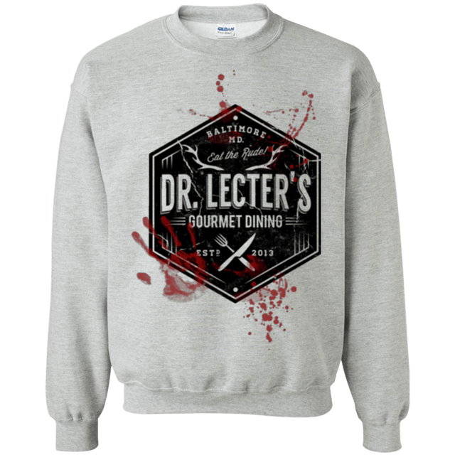 Sweatshirts Sport Grey / Small Dr. Lecter's Gourmet Dining Crewneck Sweatshirt