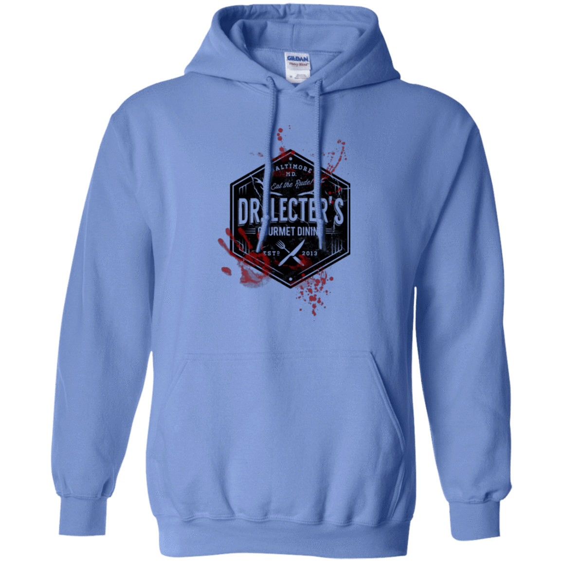 Sweatshirts Carolina Blue / Small Dr. Lecter's Gourmet Dining Pullover Hoodie