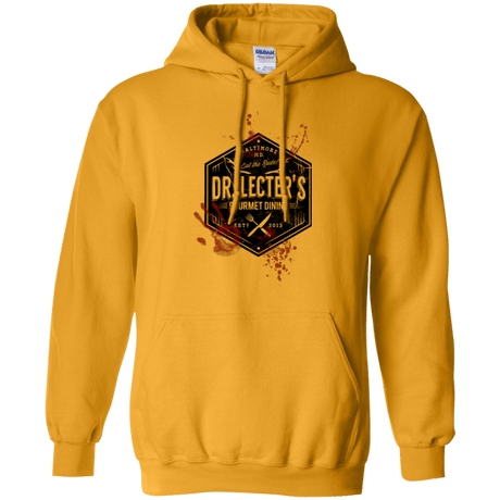 Sweatshirts Gold / Small Dr. Lecter's Gourmet Dining Pullover Hoodie