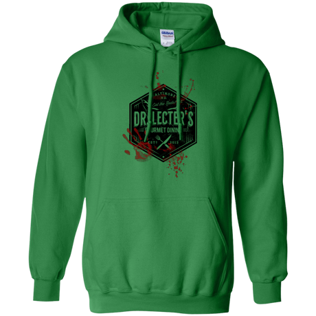 Sweatshirts Irish Green / Small Dr. Lecter's Gourmet Dining Pullover Hoodie